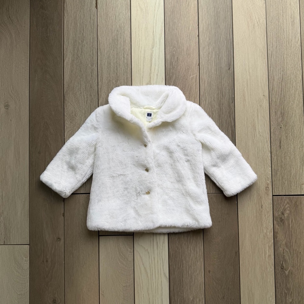 Janie and Jack White Pea Coat for Kids